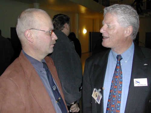 Karl Heikkala fra Air Veteran, Finland og Niels Helm Larsen, DC-3 Vennerne
