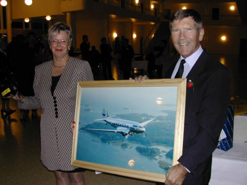To glade formnd for DC-3 Vennerne og Foreningen For Flyvende Museumsfly